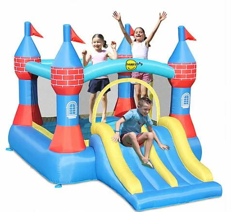 מתנפח טירה לבנים 2 מגלשות דגם 9512