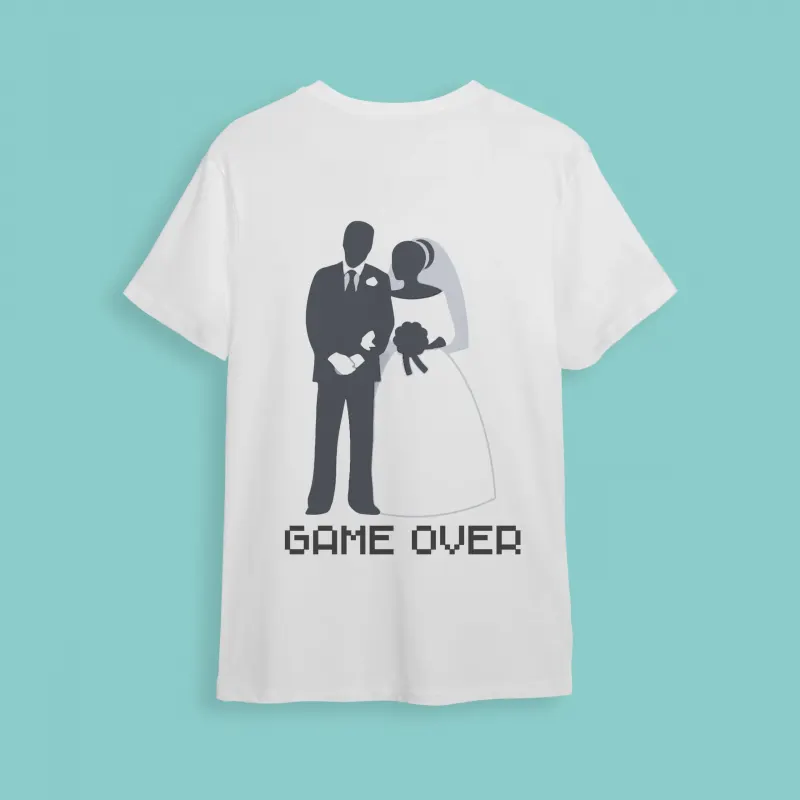 חולצת חתונה GAME OVER