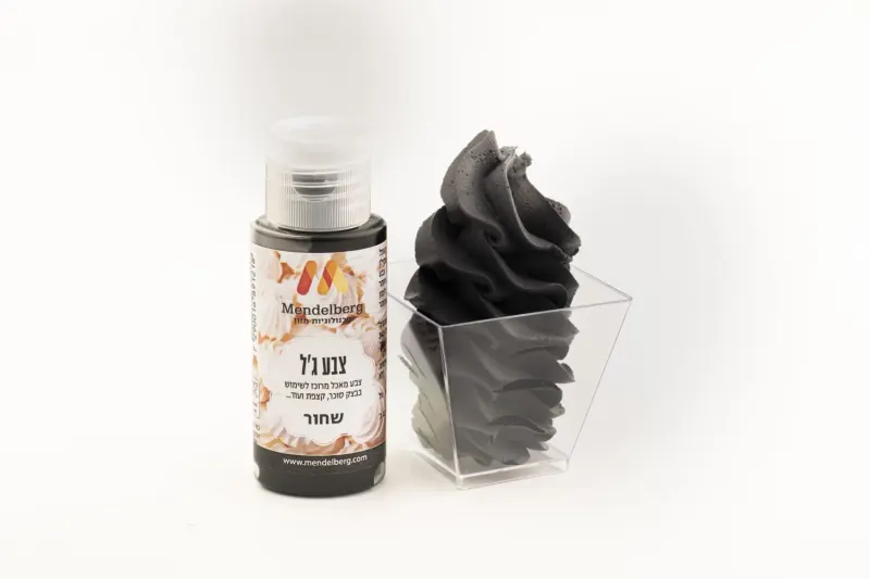 צבע מאכל ג'ל - שחור