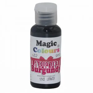 צבע מאכל ג'ל בורגונדי MAGIC COLOURS