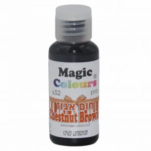 צבע מאכל ג'ל חום אגוז MAGIC COLOURS