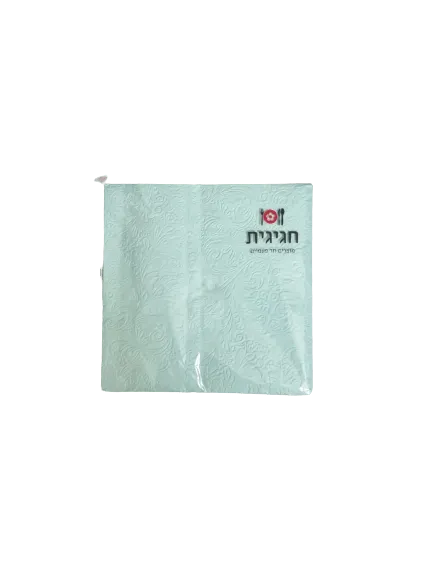 מפיות מוטבע עיטור מנטה