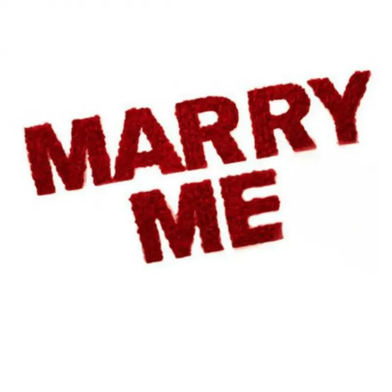 שלט הצעת נישואין MARRY ME