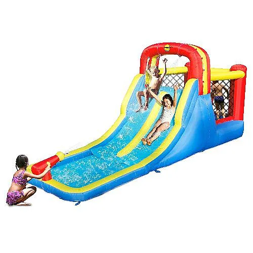 מיני פארק קפיצה עם 2 מגלשות דגם 9185N