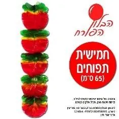 תפוחים נפתחים לקישוט סוכה (5 יח׳)