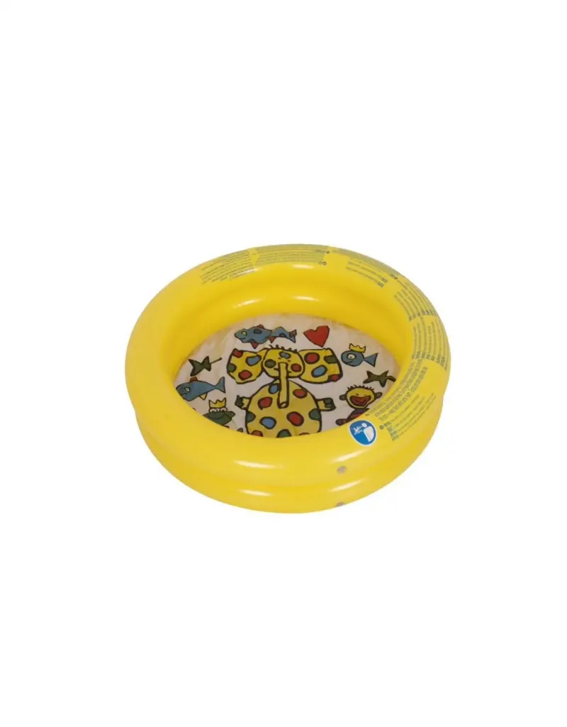 בריכת פעוטות צהובה עם ציור פיל בים 61*12.5