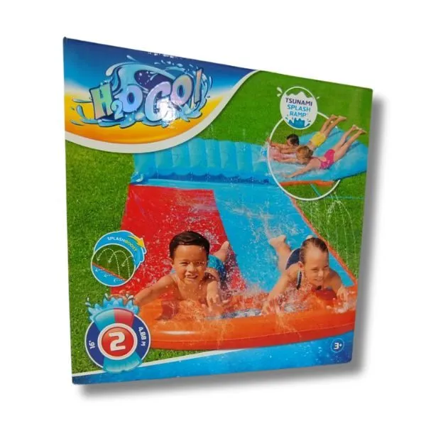 משטח החלקה זוגי Tsunami Splash ramp H20 - GO