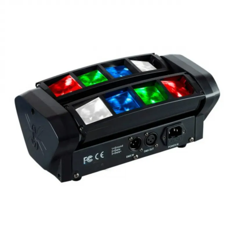 פנס חכם 8 נורות לד איכותיות - L2 SPIDER