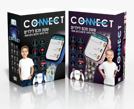 שעון חכם לילדים KidiWatch דגם Connect 5.0 4G