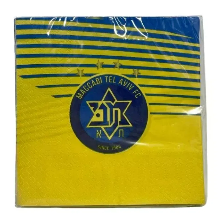 מכבי תל אביב - מפיות שולחן ממותגות