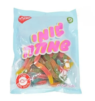 גומי נחשים מסוכרים חמוצים - 500 גרם