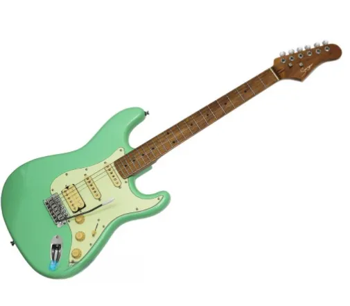 גיטרה חשמלית בסגנון FENDER VINTAGE - צבע ירוק