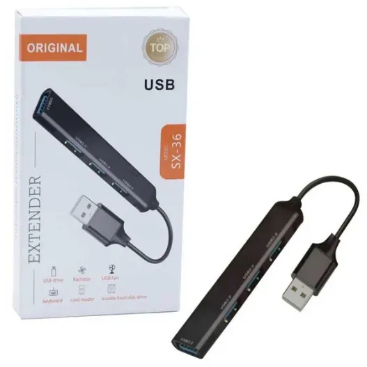 מפצל USB - 4 כניסות