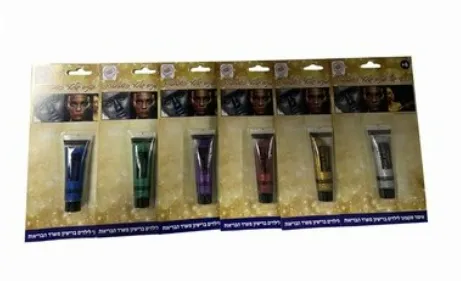 צבע גליטר נצנצים לאיפור גוף ופנים לפורים