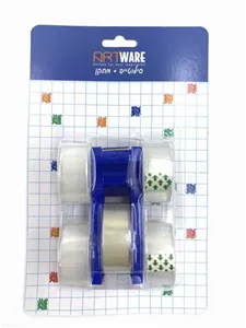 סט 5 גלילי סלוטייפ + מתקן