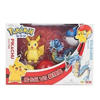 מארז פוכדורים פוקימון זוגי פיקאצ'ו וגרידוס POKEMON