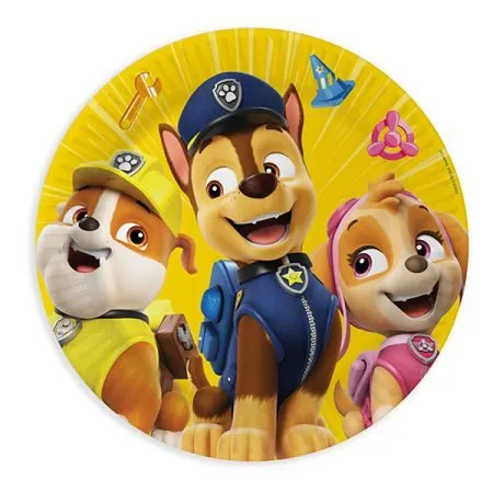צלחות חד פעמיות מפרץ ההרפתקאות – 8 יחידות של כיף וצבע בכל ביס!
