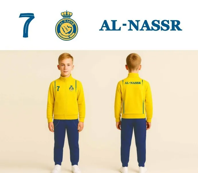 חליפת קופר לילדים – Al Nassr Ronaldo 7 רונאלדו