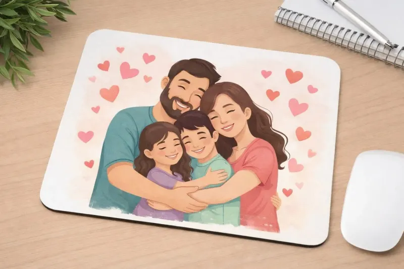 פד לעכבר בעיצוב אישי הדפסה אישית