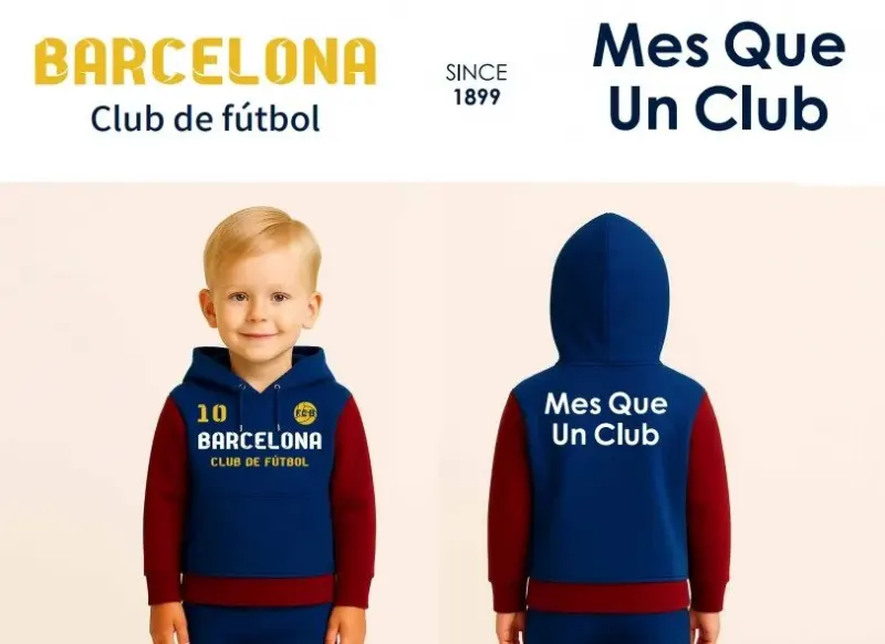 קפוצ׳ון כדורגל לילדים Barcelona ברצלונה