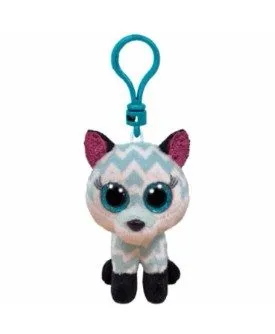 מחזיק מפתחות Ty Beanie Boos Clip – דגם Atlas השועל עם עיני הקריסטל המהפנטות 8 cm