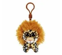מחזיק מפתחות Ty Flippables Clip – דגם Regal האריה המפואר עם הפאייטים המתחלפים 8 cm