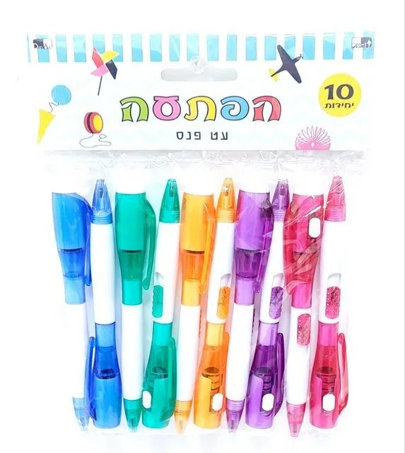 10 עט עם פנס