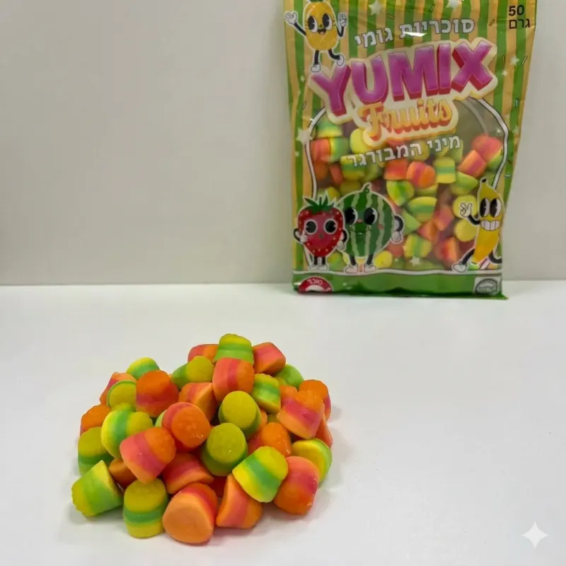 סוכריות גומי יומיקס YUMIX – מיני המבורגר
