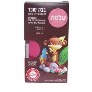 בצק סוכר 150 גר' צבע ורוד פוקסיה