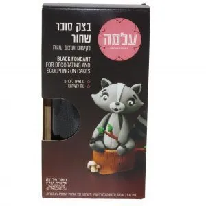 בצק סוכר 150 גר' צבע שחור