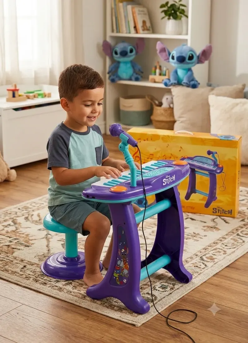 אורגן אלקטרוני סטיץ' לילדים – חגיגה מוזיקלית קסומה מבית דיסני