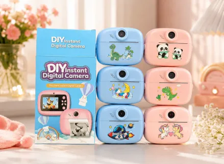 מצלמה דיגיטלית DIY עם הדפסה מיידית לילדים