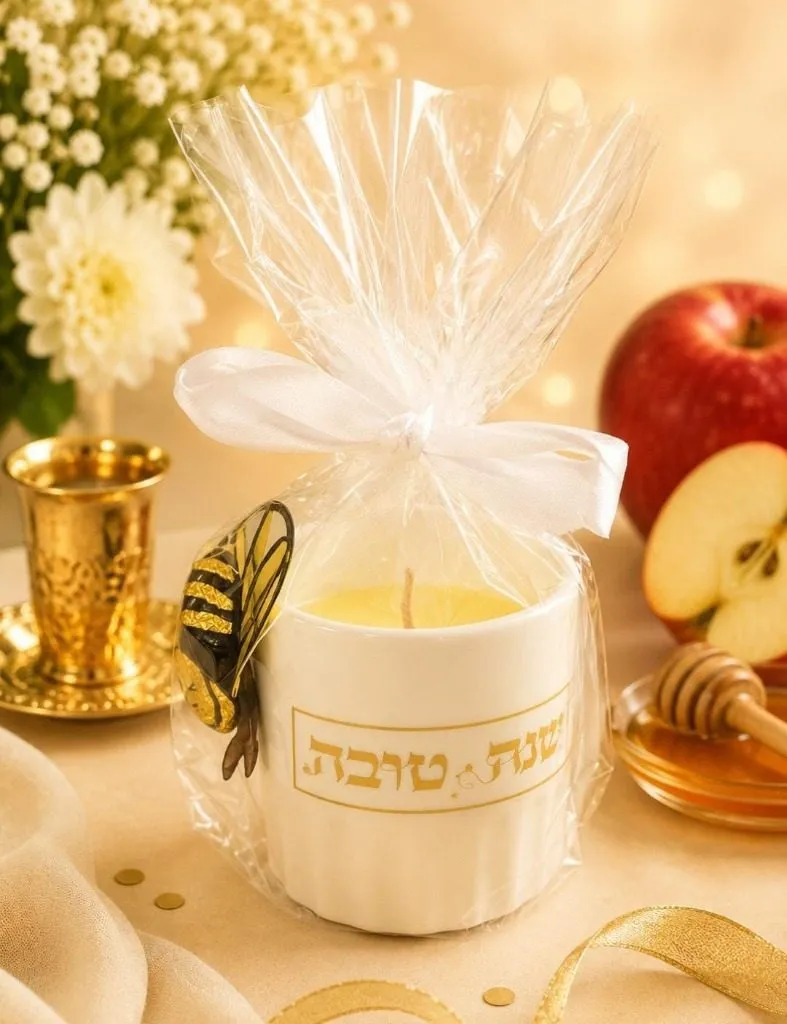 נר שנה טובה אמילי בחרסינה, עם פרלין