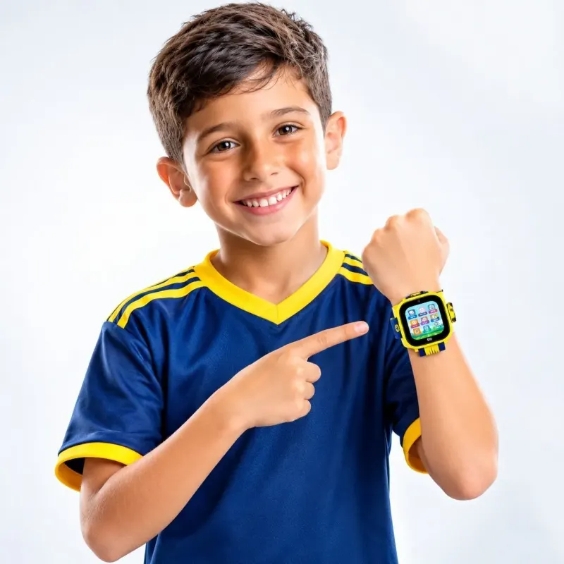 שעון חכם לילדים CHAMPION Kidi Watch צהוב כחול