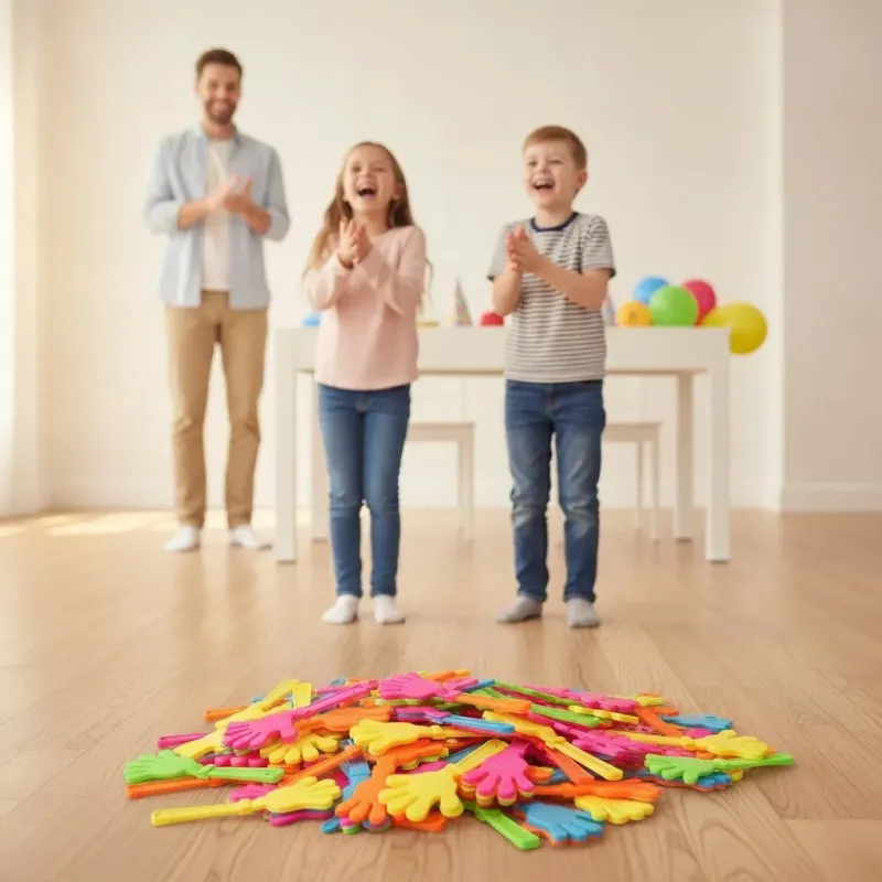 מארז קסטנייטות צבעוניות לילדים – 12 יחידות