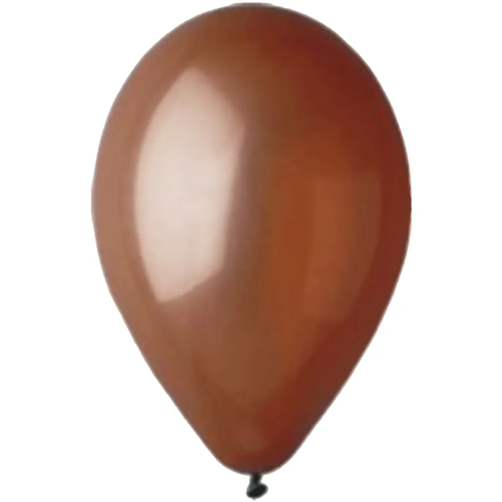 חבילת בלונים בצבע חום פסטל