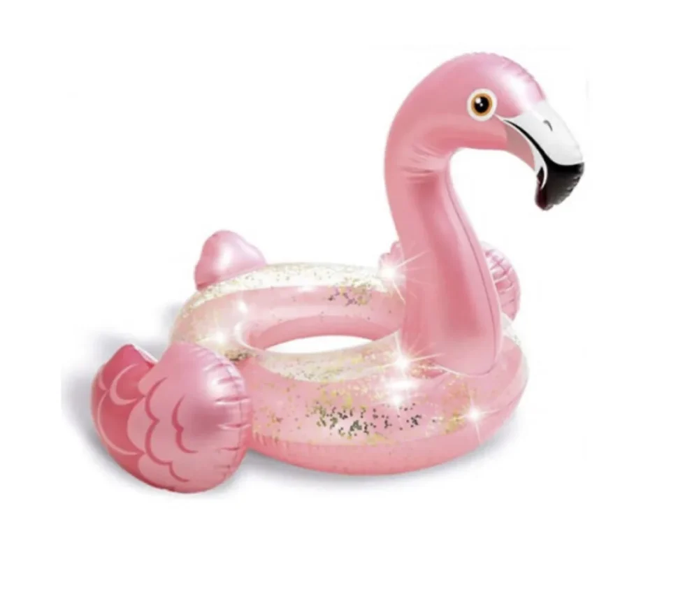 גלגל ים פלמינגו נצנצים INTEX