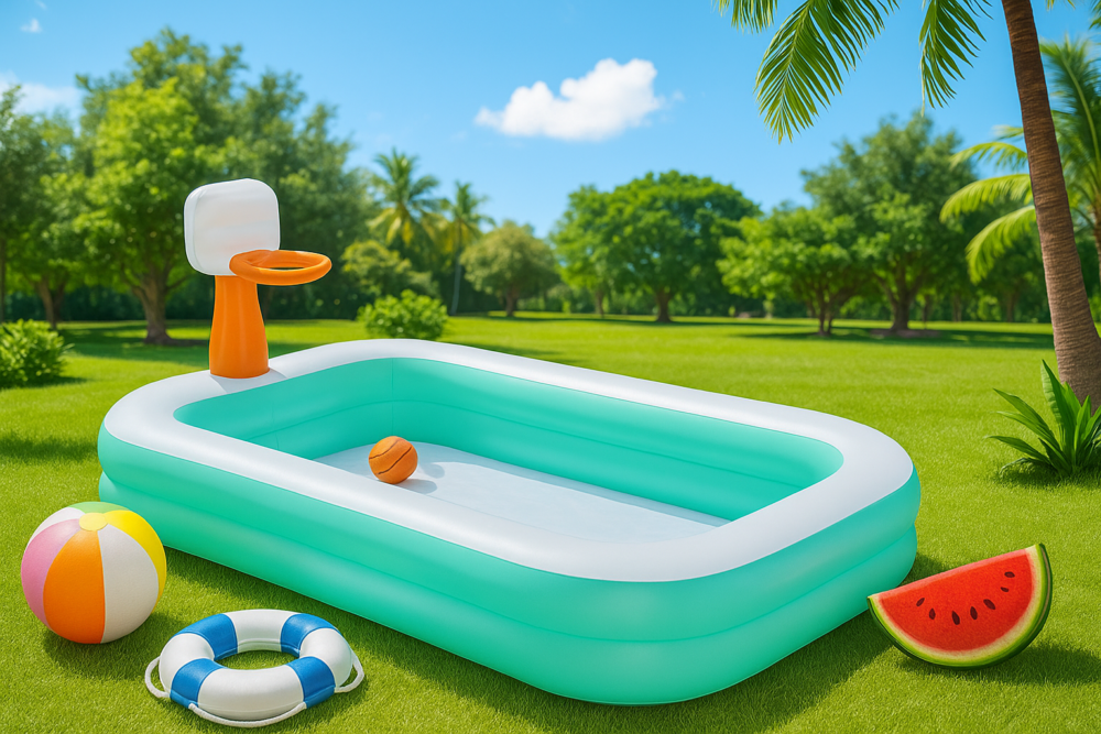 בריכת כדורסל מתנפחת בגודל 254X168X102 דגם Bestway 54122