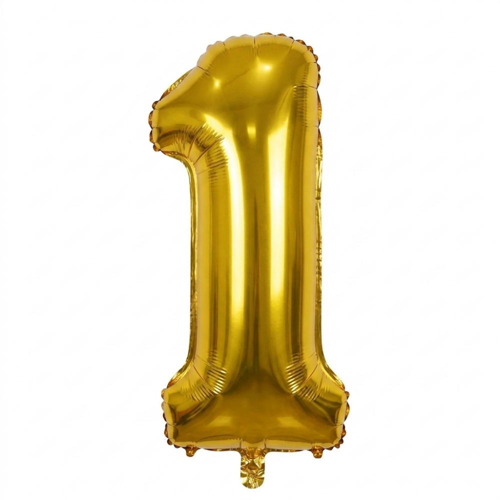 בלון ספרה 1 - זהב 34 אינץ'