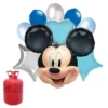 סט הליום ובלונים - מיקי מאוס כחול