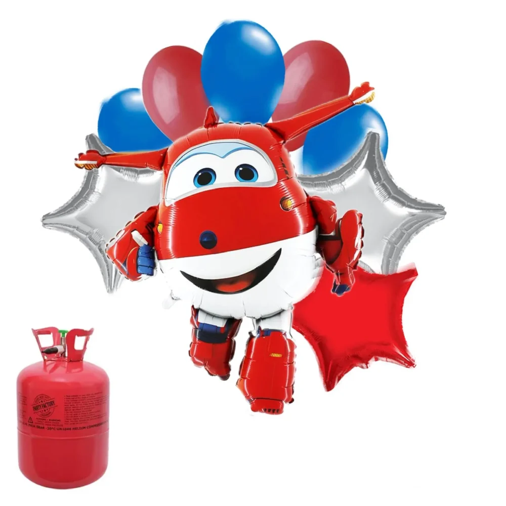 סט הליום ובלונים - מטוסי על