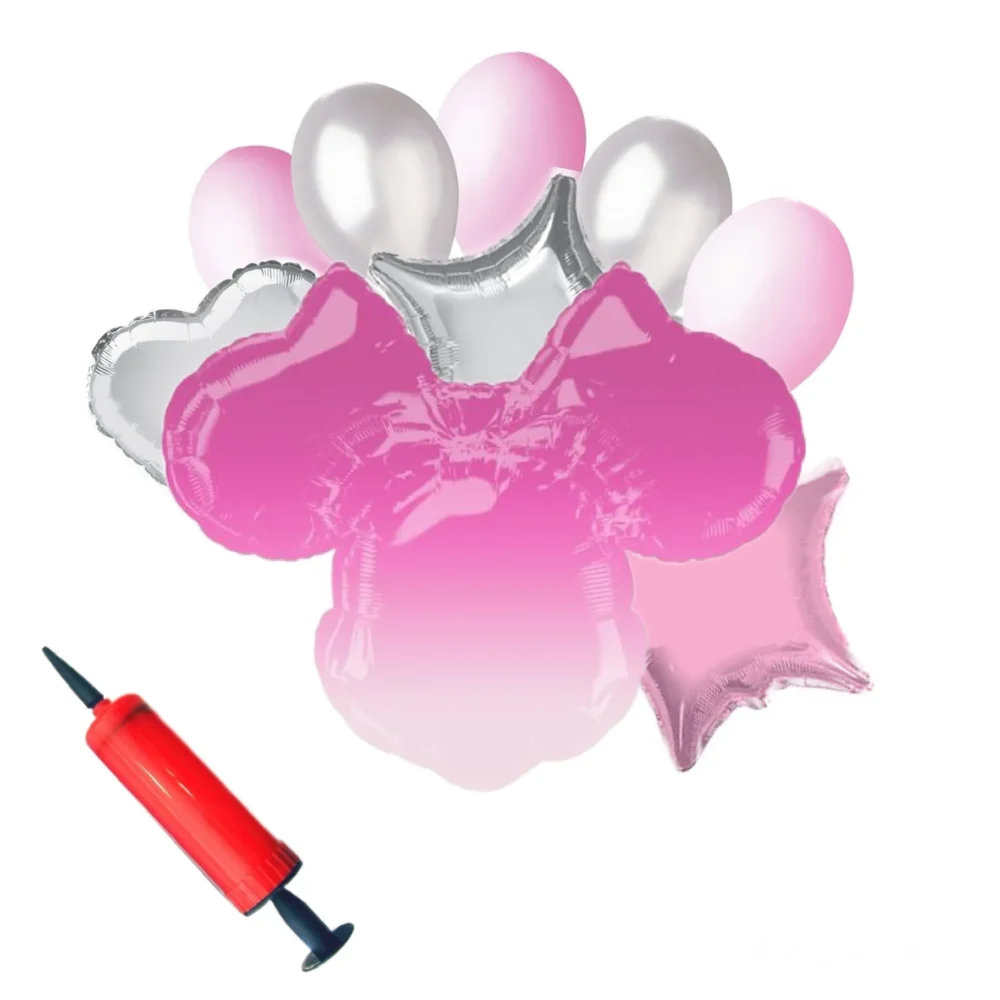 סט בלונים ומשאבה - מיני מאוס