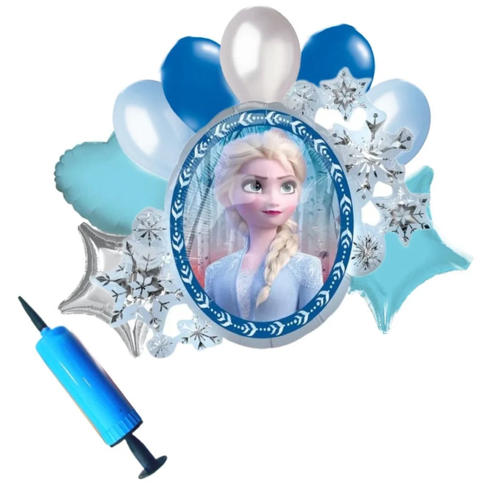 סט בלונים ומשאבה - פרוזן