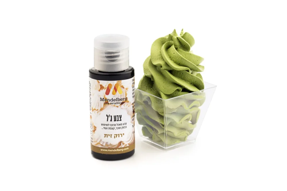 צבע מאכל ג'ל - ירוק זית