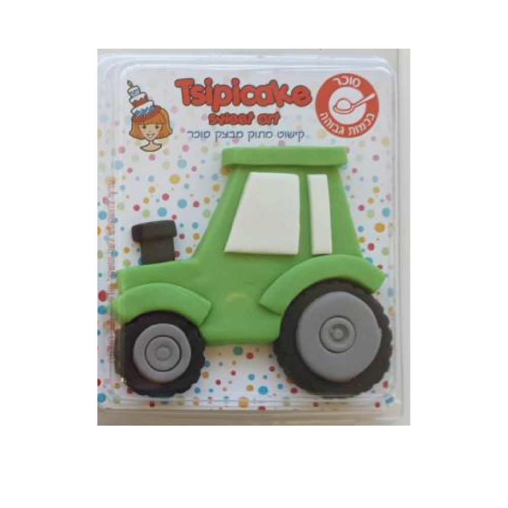 קישוט עוגה - טרקטור