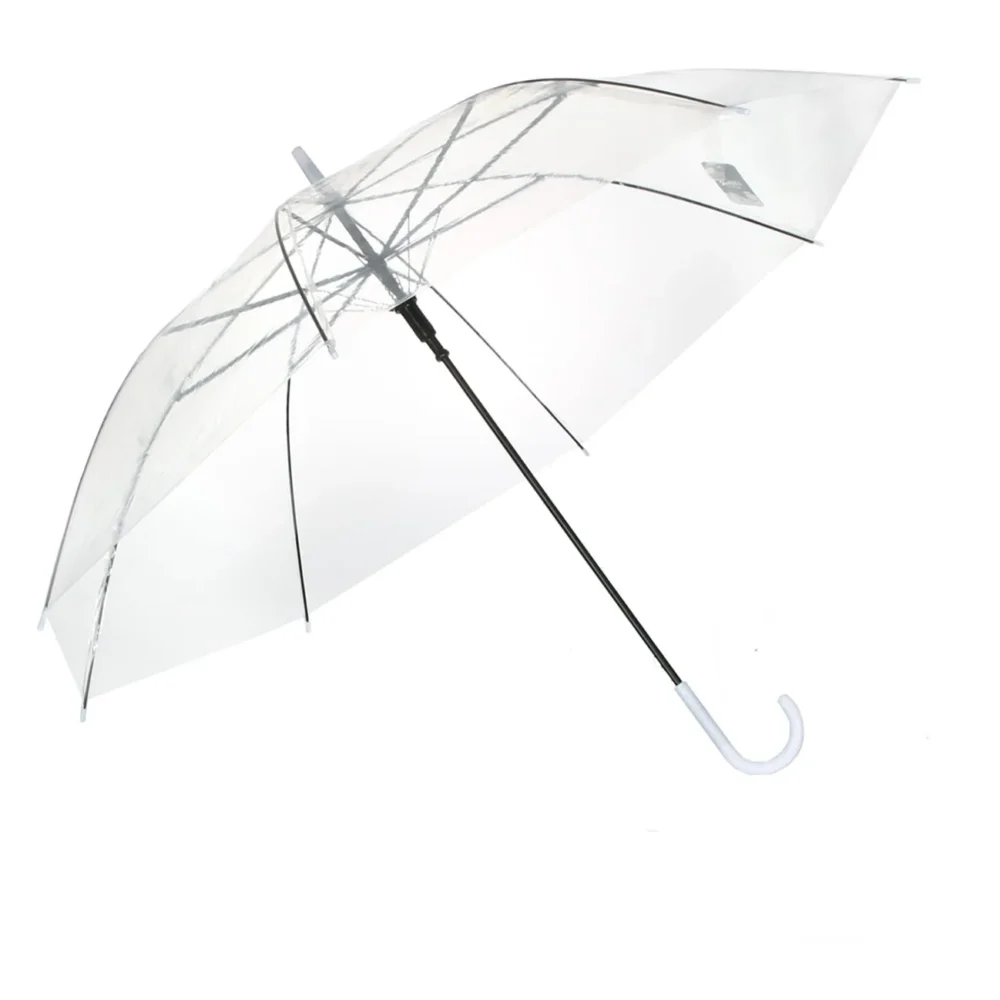 מארז 50 יח' מטריות שקופות לחתונה לאירועים ולמיתוג