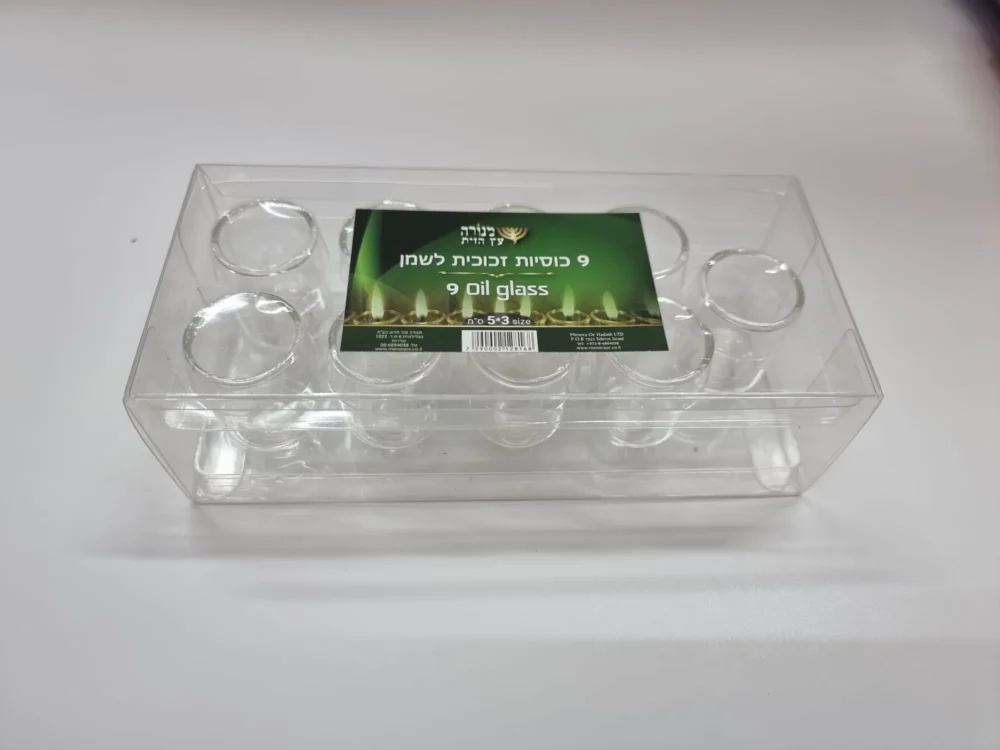 9 כוסיות זכוכית