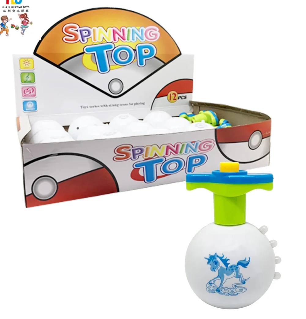 סביבון חד קרן אורות מנגן ושר