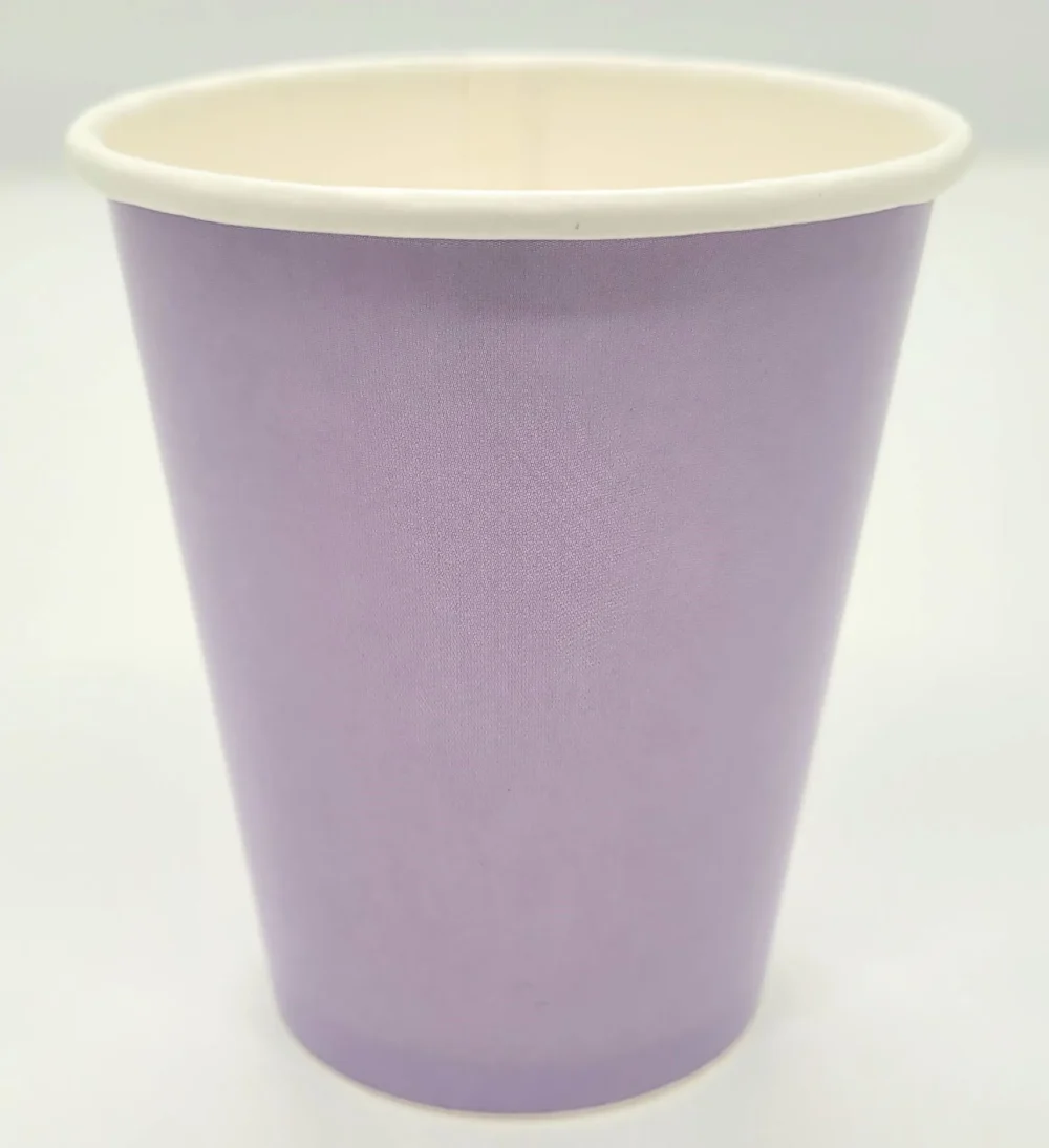 כוסות נייר סגול לילך