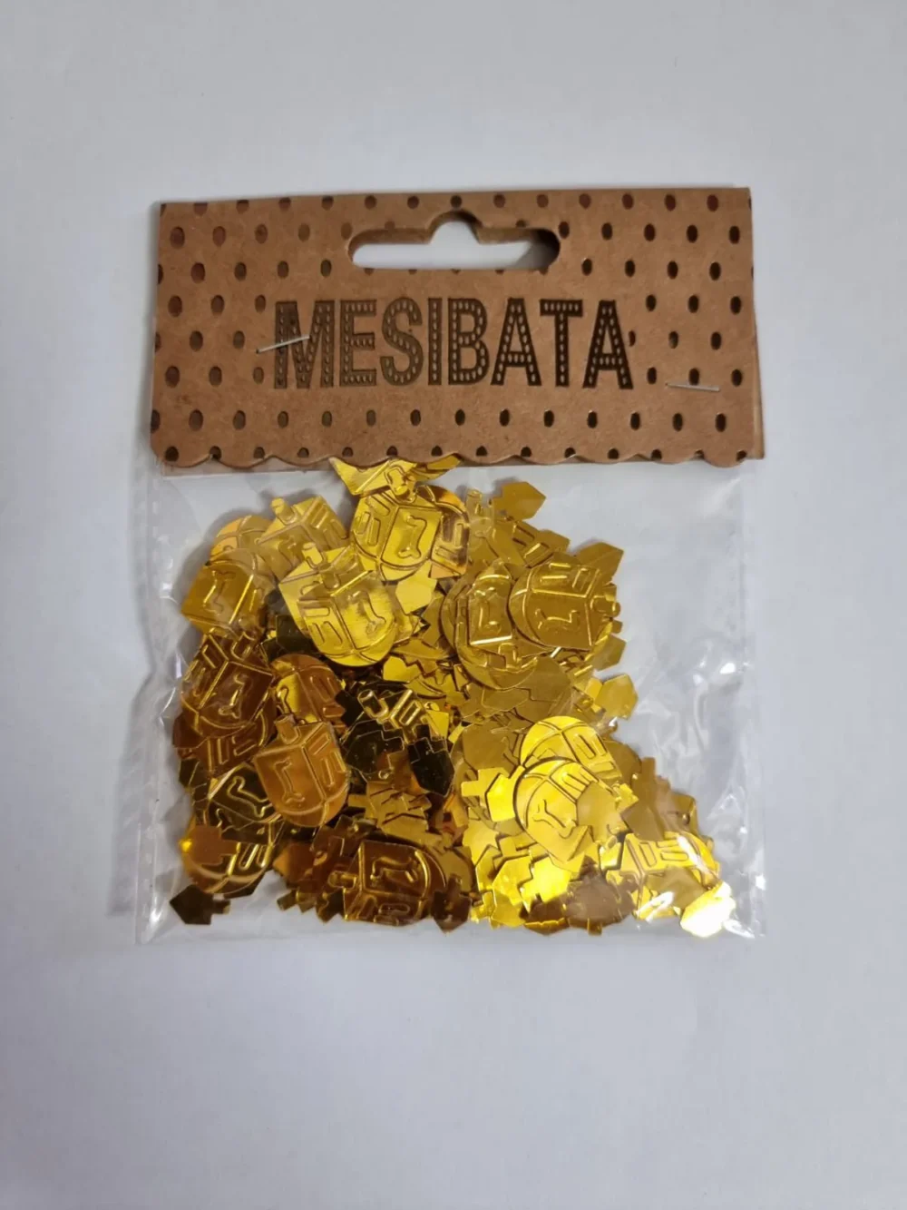 קונפטי סביבון זהב